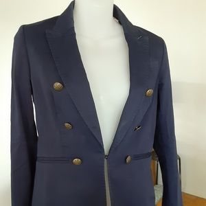 Banana Republic Navy Blue Blazer 00P Nautical